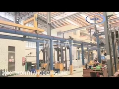 2000 tonnellate/bocca Linea di produzione di anodizzazione