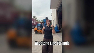 Linea d'anodizzazione attrezzatura