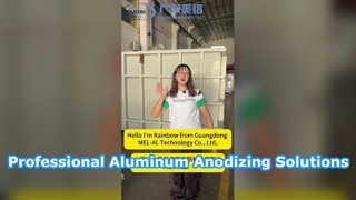 Soluzioni professionali per la linea di anodizzazione dell'alluminio
