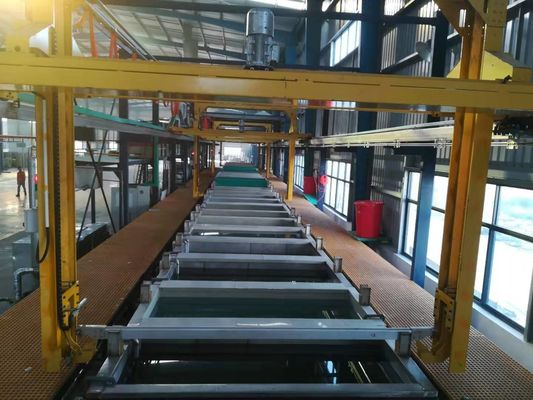 Linea d'anodizzazione automatizzata piccolo pezzo in lavorazione processo di coloritura di trattamento