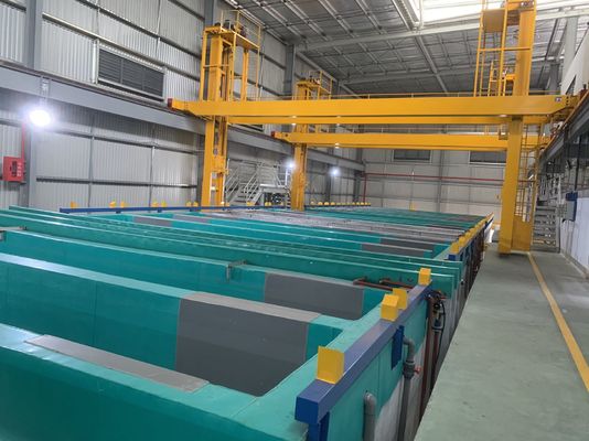 modo di funzionamento automatico di Anodizing Line Process dell'ingegnere 900T/Month