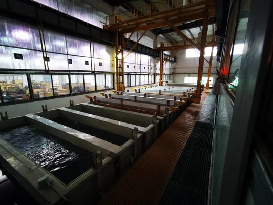 La linea di produzione d'anodizzazione automatica il processo 650T/Month del trattamento ha prodotto