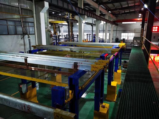 La linea di produzione d'anodizzazione automatica il processo 650T/Month del trattamento ha prodotto