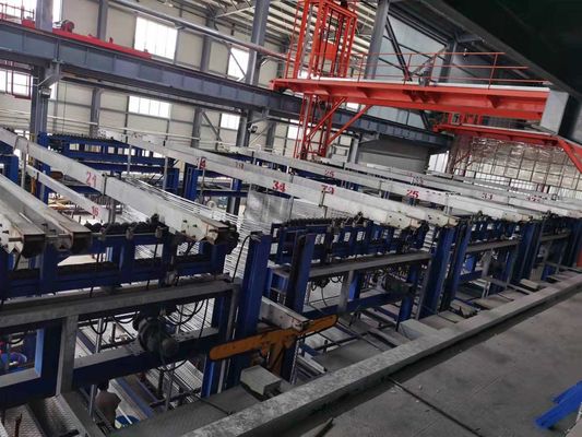 220V 50HZ ha automatizzato la linea d'anodizzazione con 12500mm Max Profile Length