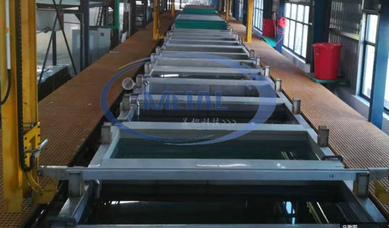 Buon prezzo Linea di produzione di anodizzazione dell'alluminio da 900 T/Mese con spessore della pellicola anodizzante da 1-25um in linea