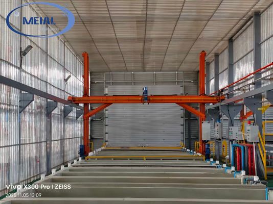 Buon prezzo Horizontal Anodizing Production Line with 5-15μm Film Thickness Uniformity and ±0.5℃ Temperature Precision in linea