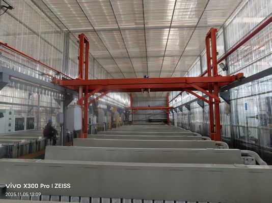 Buon prezzo Linea di produzione di anodizzazione personalizzata 500T/M per profili di porte e finestre di alta gamma con lega di alluminio 6063 in linea