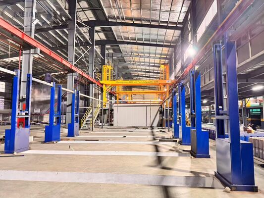 Buon prezzo Linea di anodizzazione per profilo di alluminio da 150 T/M con pellicola da 8 a 12 μm e garanzia di 365 giorni per un facile utilizzo in linea