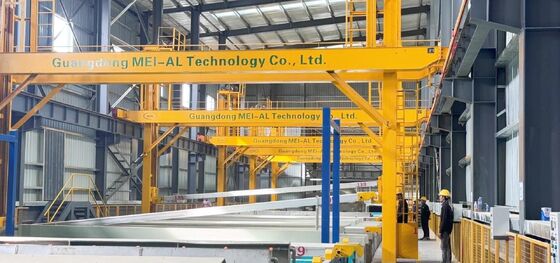 Prezzo buono Linea di produzione automatica di anodizzazione dell'alluminio da 800 T/mese con dimensioni personalizzabili da 1-6500 mm e eccellente resistenza all'abrasione in linea