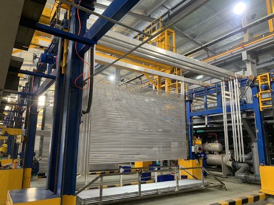 Prezzo buono Linea di anodizzazione orizzontale automatica per lega di alluminio 6061-6063 con capacità di 750 T/M in modalità U orizzontale in linea