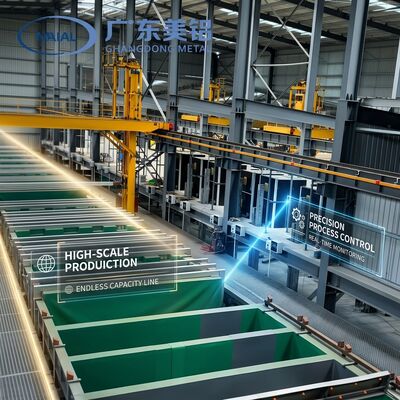 Prezzo buono Serbatoio di depurazione ad ultrasuoni industriale 4000x800x1000mm attrezzatura di pretrattamento per l'anodizzazione di profili in alluminio da 6KW in linea