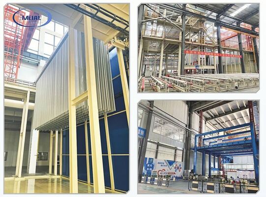 Prezzo buono Linea di produzione di anodizzazione verticale progettata per risparmiare spazio e anodizzare alluminio ad alta capacità con controllo uniforme del rivestimento. Guangdong MEL-AL Technology Co., Ltd. in linea